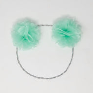 Mint Green Pompom Headband