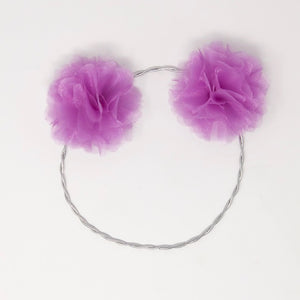 Lilac Pompom Headband